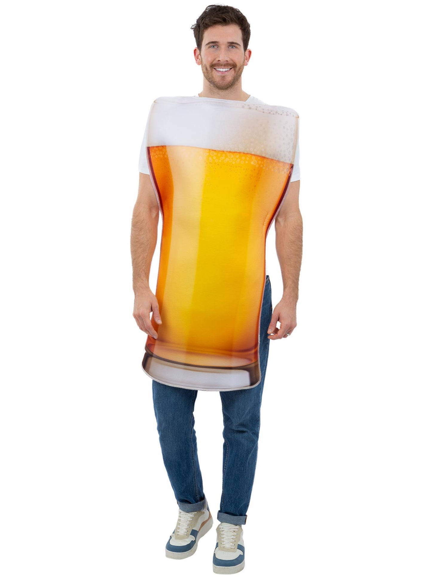 Smiffys COMEDY Bierglas-Poncho für Erwachsene