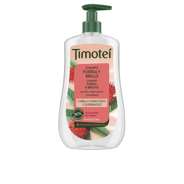 Timotei Fuerza y Brillo Shampoo mit Rizinusöl und Kokos, 600 ml