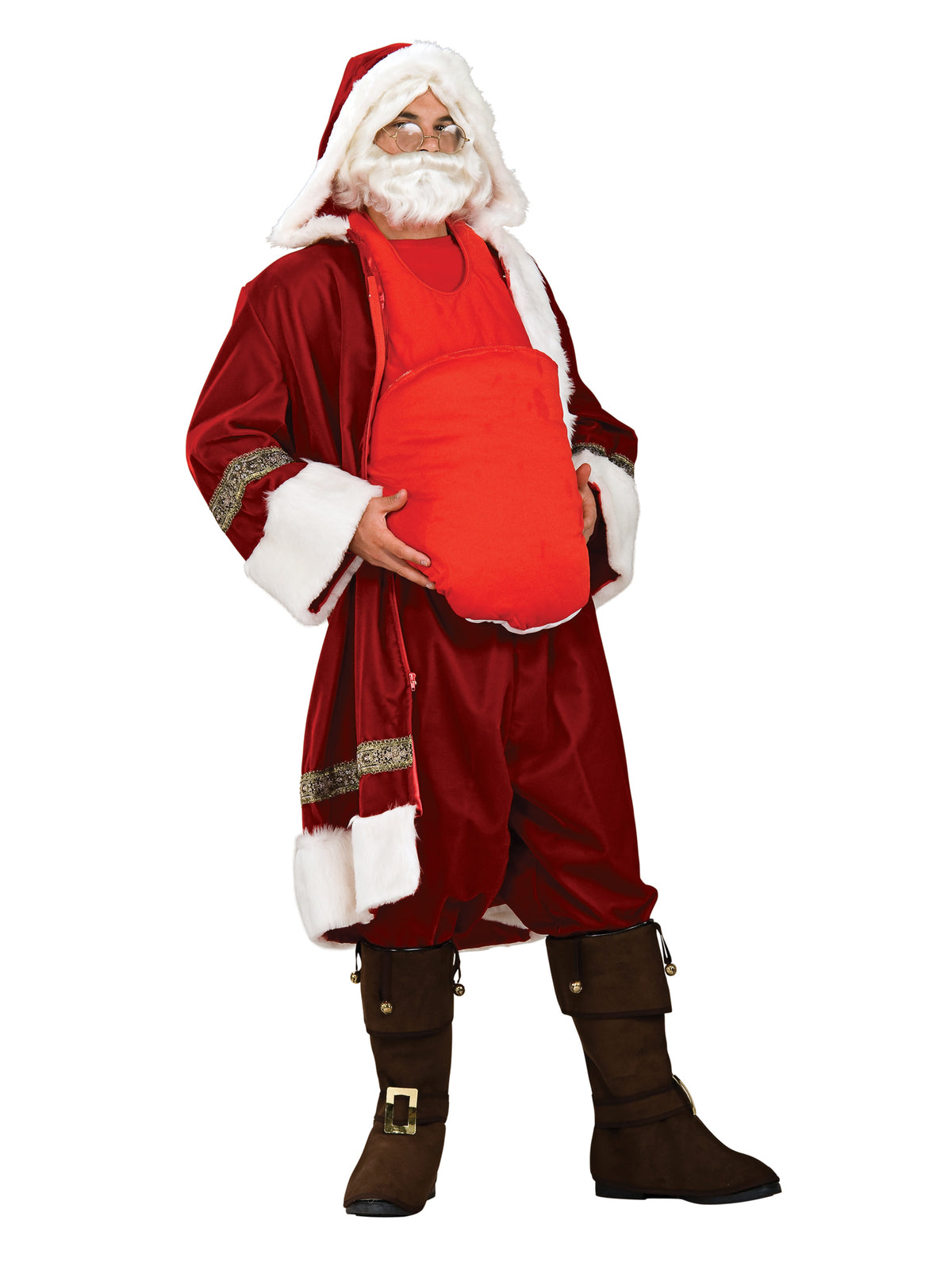 Rubies STUFFED SANTA BELLY Kostüm für Erwachsene