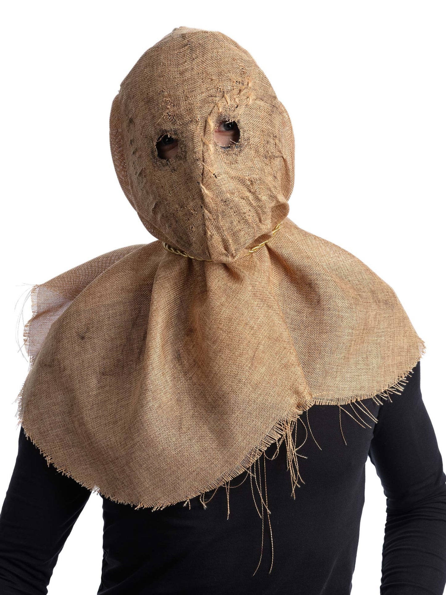 Smiffys Burlap Hessian Scarecrow Sack Mask für Herren