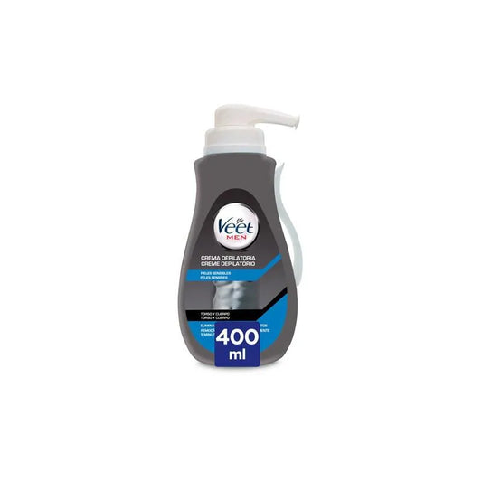 VEET VEET Men Gel Creme Depilatoria für sensible Haut 400 ml Haarentfernungsgel Kosmetik