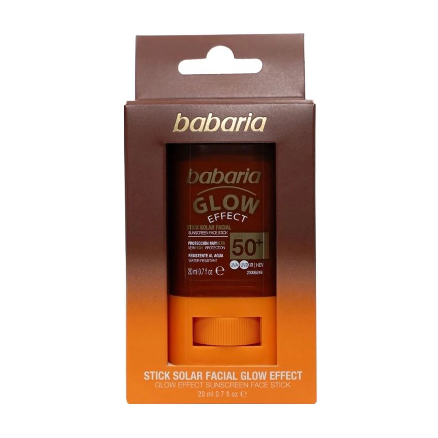 BABARIA BABARIA Glow Effect Stick Solar Facial SPF 50 20 ml Sonnenschutz Gesicht Kosmetik