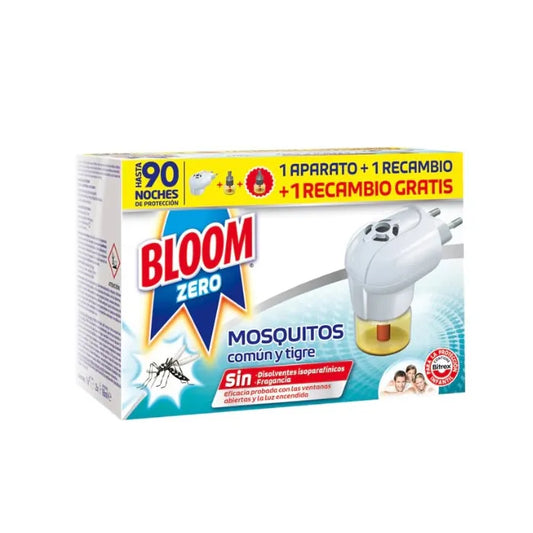 BLOOM BLOOM Zero Mosquitoes elektrisches Gerät mit 2 Nachfüllpackungen Kosmetik