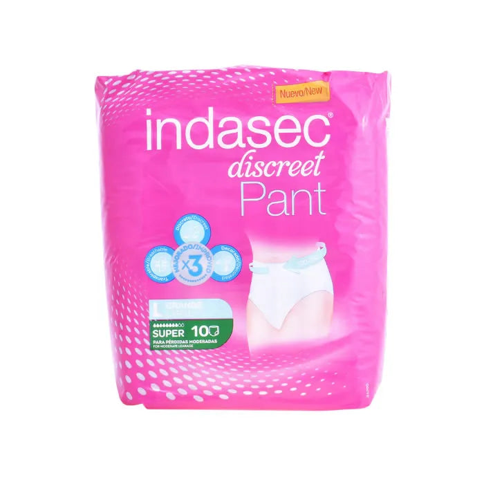 Indasec Pant Super Large Size von INDASEC, Packung mit 10 Einheiten