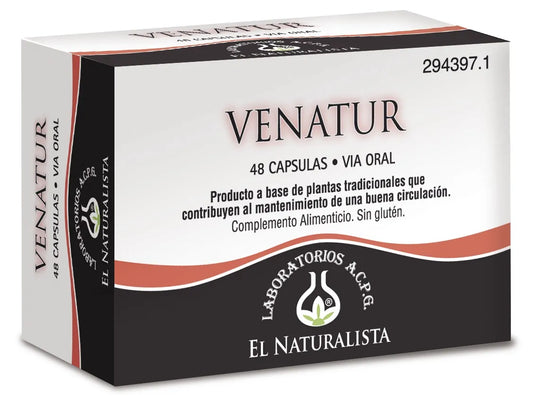 EL NATURAL EL NATURAL Venatur 48 Kapseln 375 mg Nahrungsergänzungsmittel Kosmetik