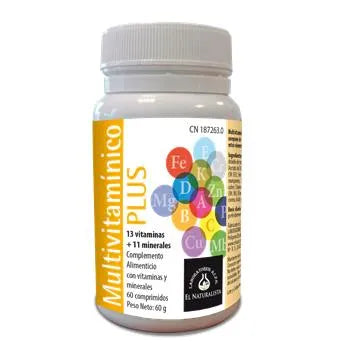 EL NATURAL EL NATURAL Multivitaminico Plus 60 Tabletten Multivitamin-Komplex Nahrungsergänzung Kosmetik