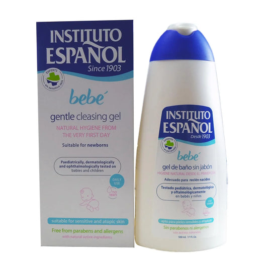 INSTITUTO ESPAÑOL INSTITUTO ESPAÑOL Baby Badegel ohne Seife für Neugeborene sensible Haut 500 ml