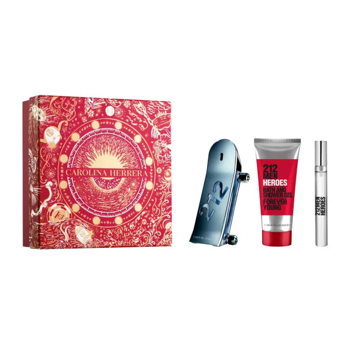 CAROLINA HERRERA Carolina Herrera 212 Heroes Eau de Toilette Spray 90 ml Set 3 Artikel Parfüm