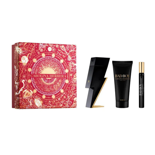 CAROLINA HERRERA CAROLINA HERRERA Bad Boy Eau de Toilette Spray 100 ml Set 3 Artikel 2023 Parfüm