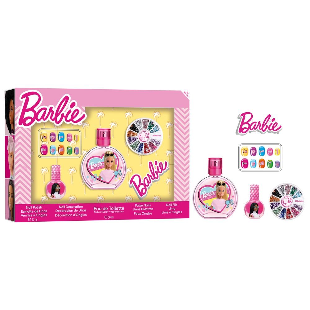 CARTOON Barbie Eau de Toilette 50 ml mit Maniküre-Set
