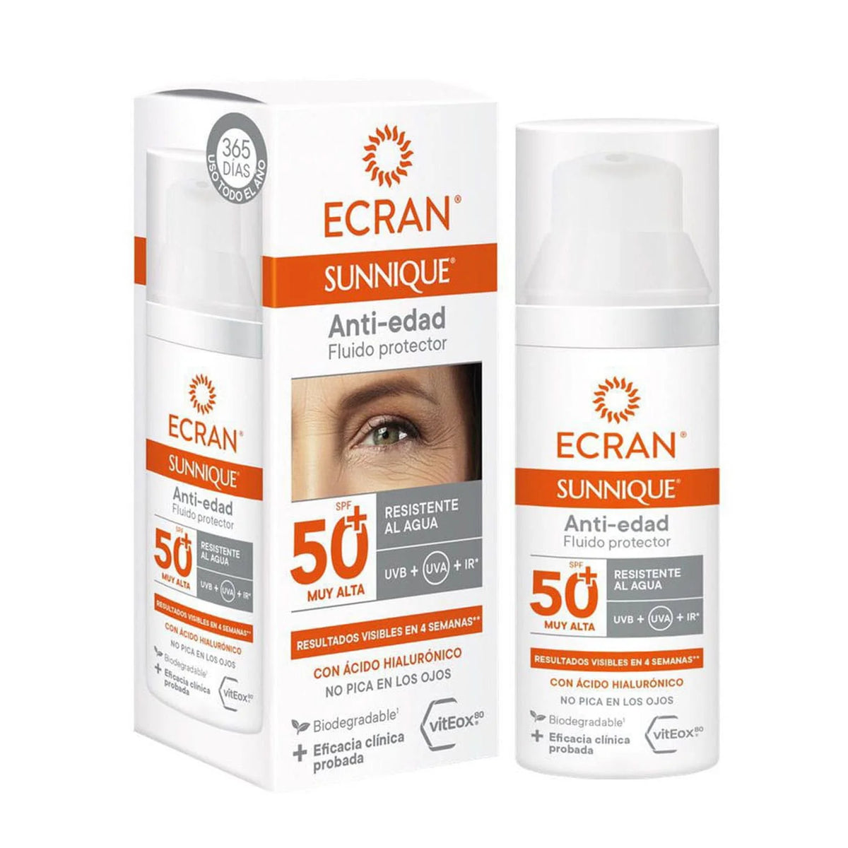 Ecran Sunnique Gesichts-Sonnenschutz SPF 50, 50 ml