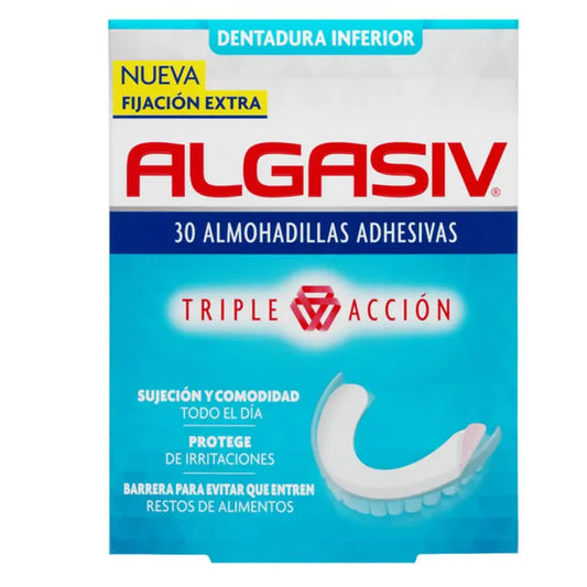 ALGASIV ALGASIV Denture Fixative Haftcreme 30 Stück zur Prothesenfixierung Kosmetik