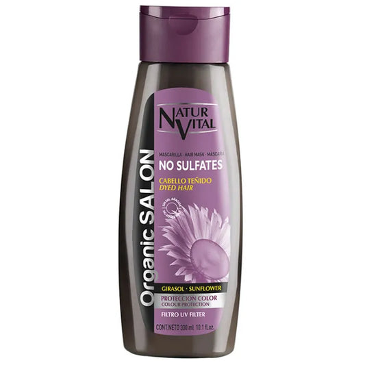 NATURVITAL NATURVITAL Organic Salon Haarmaske für coloriertes Haar 300 ml Haarpflege