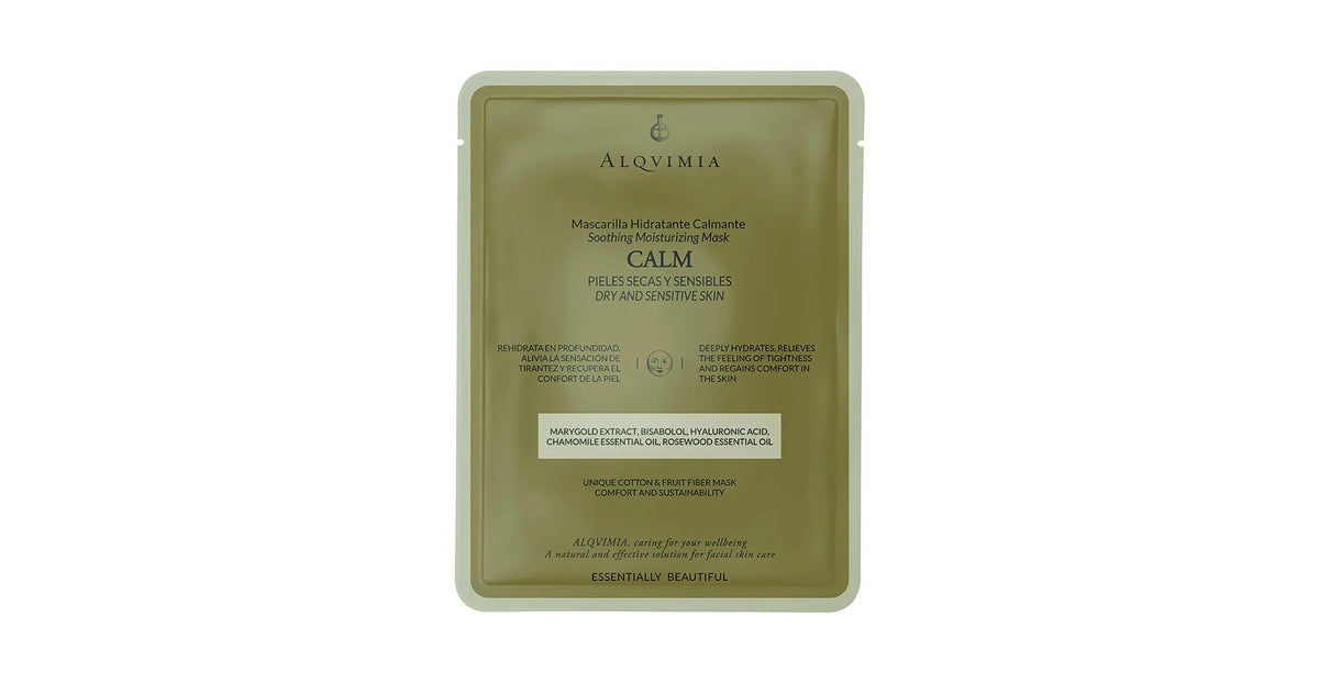 ALQVIMIA Mascarilla Facial Calm Gesichtsmaske 1 Stück