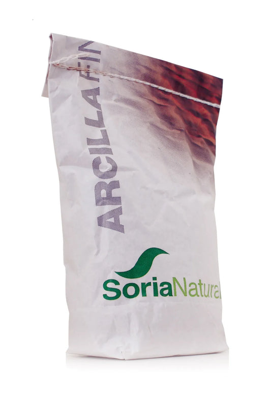 SORIA SORIA Arcilla Fina Roja 1 kg feines rotes Tonerde Pulver Kosmetik