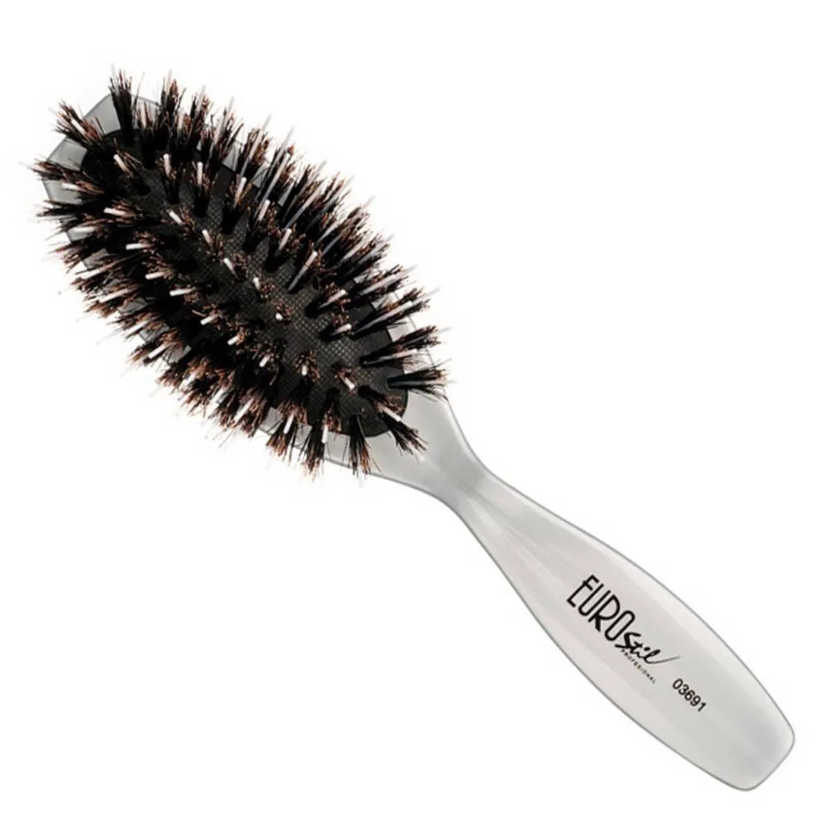 EUROSTIL EUROSTIL Pua Blanca Ovaler kleiner Wildschweinborsten-Pinsel 1 Stück Kosmetik