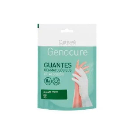 GENOVÉ GENOVÉ Genocure kurze dermatologische Baumwollhandschuhe Größe M 2 Stück Kosmetik