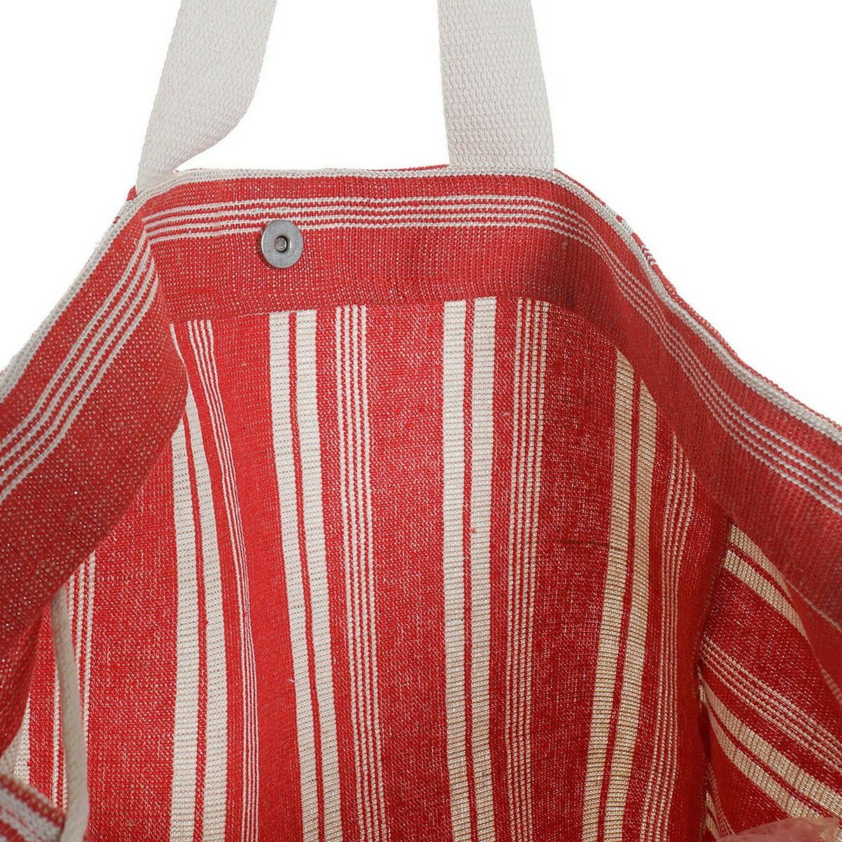 Handtasche mit Geldbeutel DKD Home Decor blau rot gestreift – Verpackung