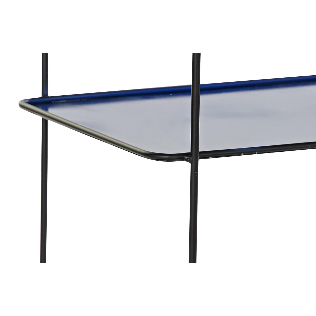 DKD Home Decor 2-teiliges Konsolentisch-Set aus Metall in Blau und Schwarz – Verpackung