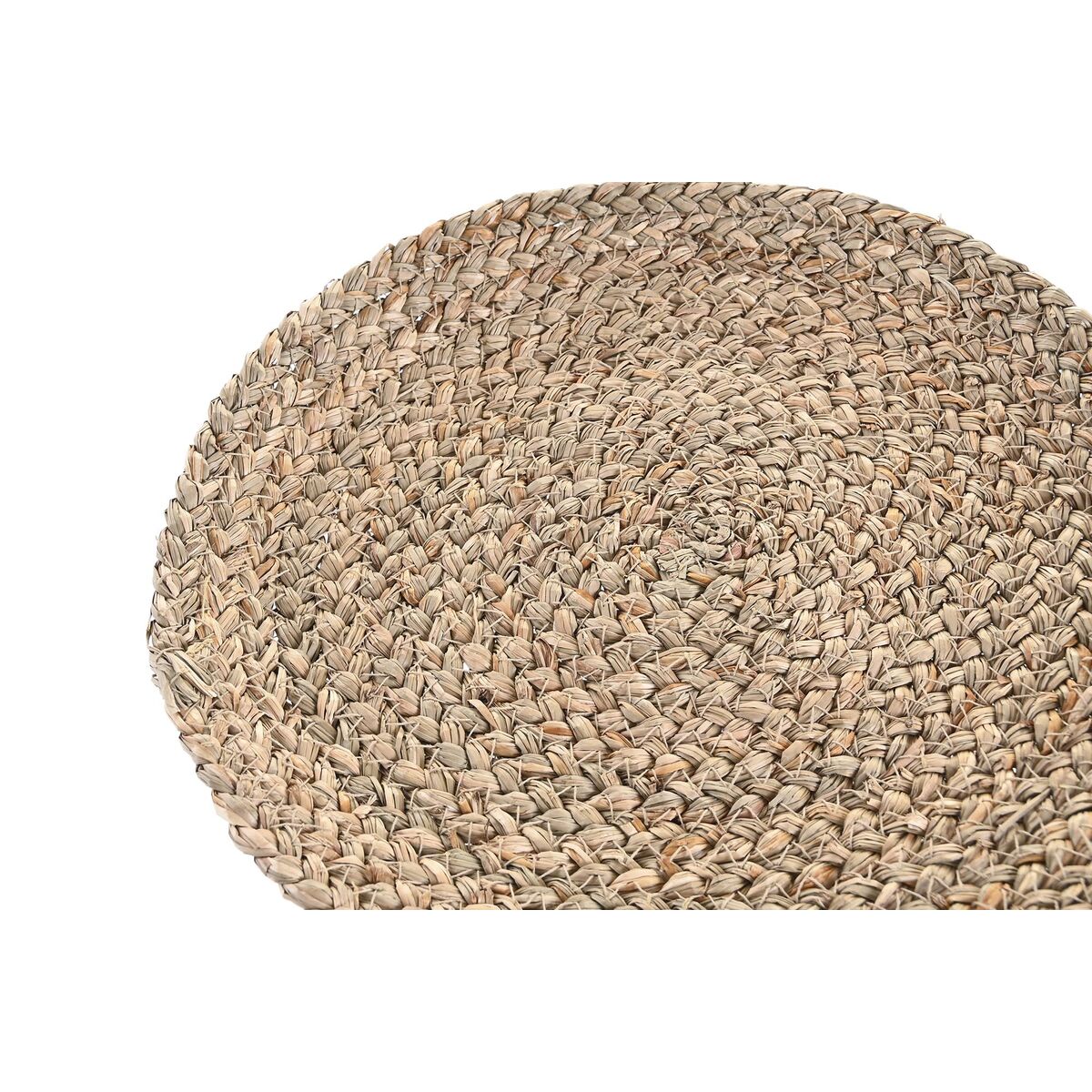 Untersetzer DKD Home Decor aus Naturfaser im Bali-Design, natur, 32 cm – Seitenansicht