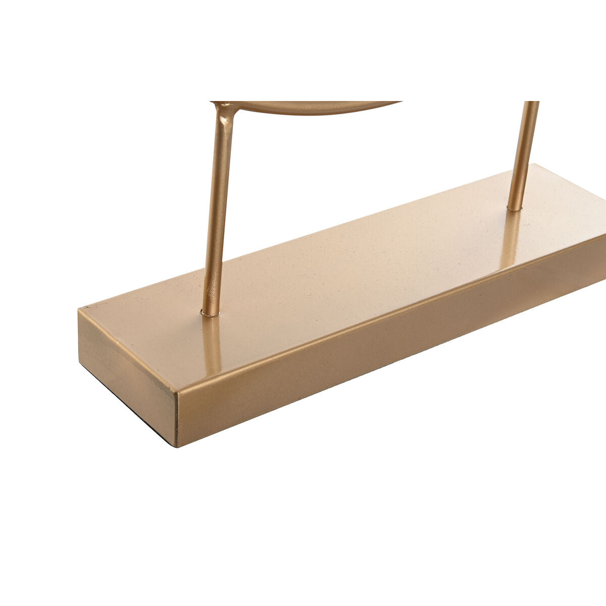 Goldene Deko-Figur aus Metall mit Spiegel und mediterranem Segelboot-Motiv von DKD Home Decor – Seitenansicht
