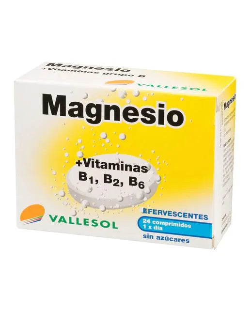 VALLESOL VALLESOL Magnesio B Brausetabletten 24 Stück Efferveszent Kosmetik