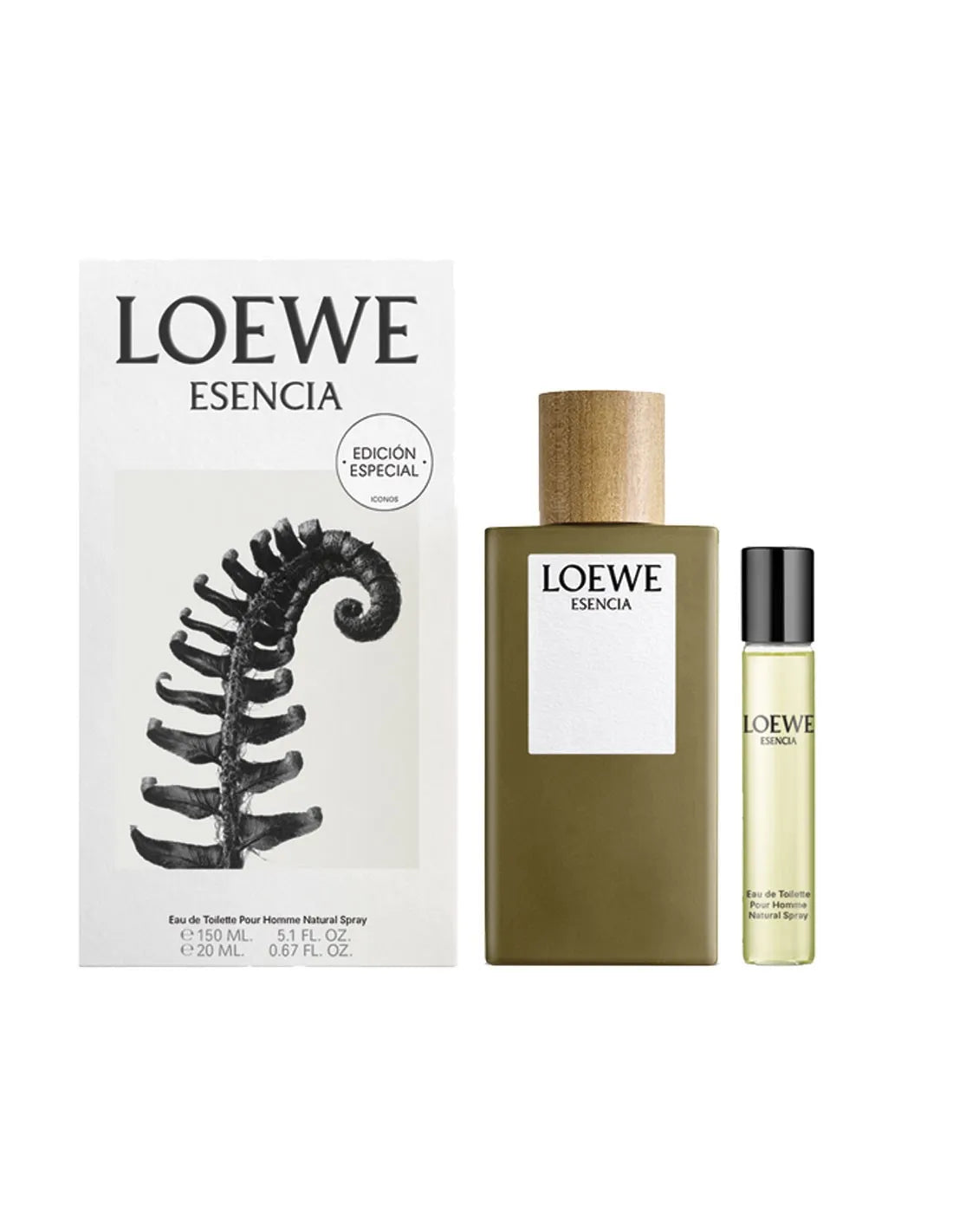 LOEWE LOEWE Esencia Homme Eau de Toilette 150 ml Vaporisateur Set 20 ml Cof Kosmetik