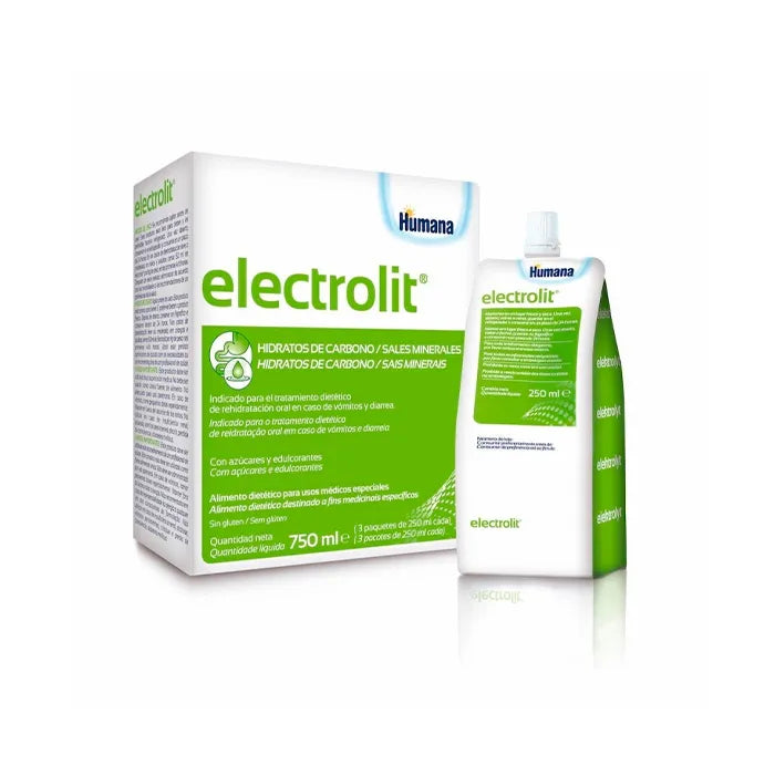 HUMANA HUMANA Electrolit Flüssigkeit 3 x 250 ml Elektrolyt-Lösung Kosmetik