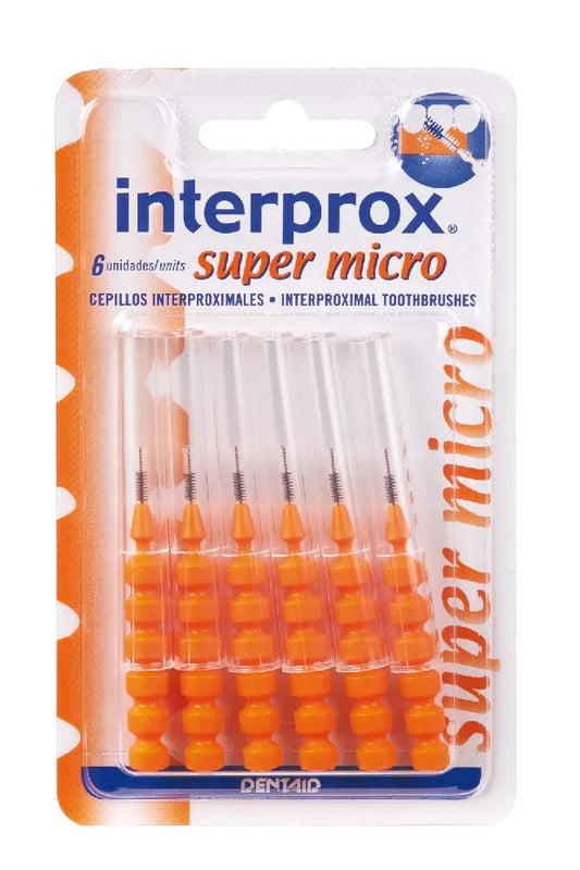 INTERPROX INTERPROX Dentaid Supermicro Interdentalbürsten Blister 6 Stück Kosmetik