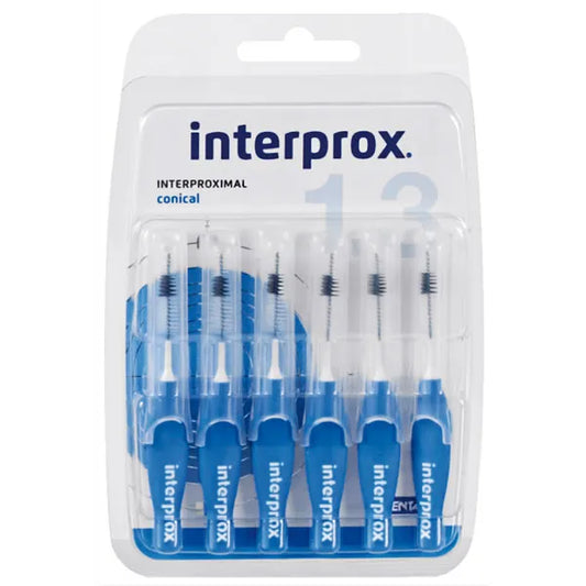 INTERPROX INTERPROX Interdentalbürsten Conical 1.3 für Zahnzwischenräume 6 Stück Kosmetik