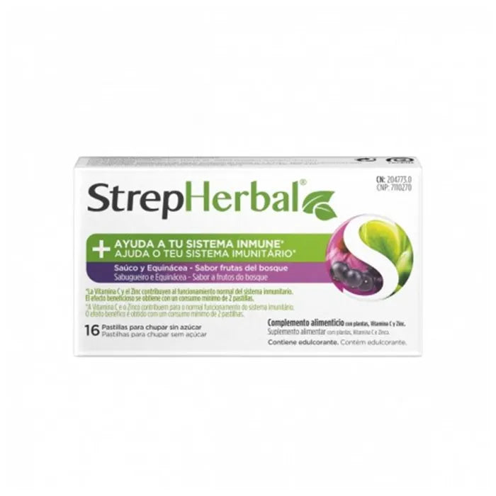 STREPSILS STREPSILS Strepherbal Färberdistel und Echinacea Kosmetikprodukt