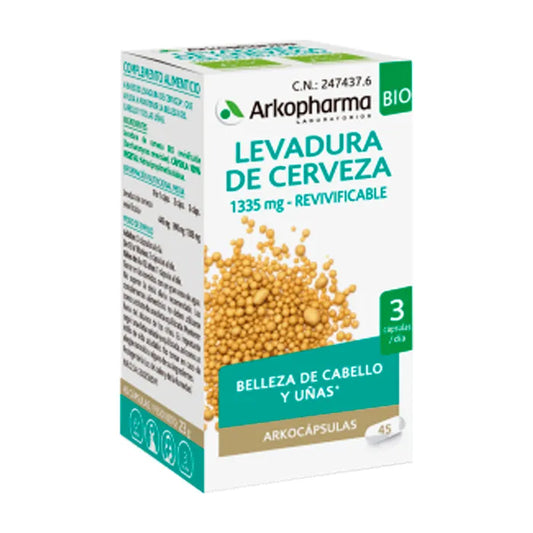 ARKOPHARMA ARKOPHARMA Arkocápsulas Yeast 340 mg 50 Kapseln Nahrungsergänzung Kosmetik