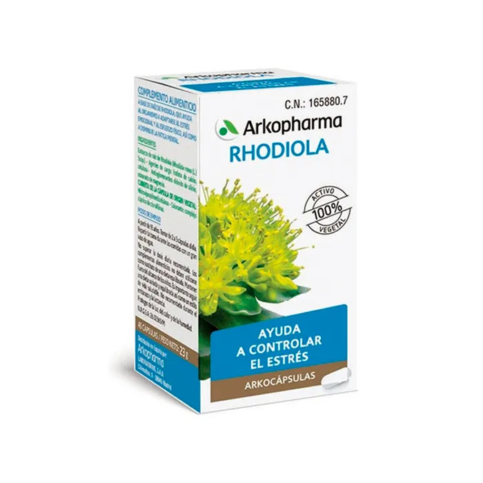 ARKOPHARMA ARKOPHARMA Arkocápsulas Rhodiorelax Entspannung 45 Kapseln Nahrungsergänzung Kosmetik