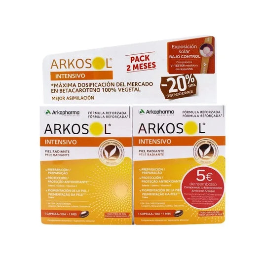 ARKOPHARMA ARKOPHARMA Arkosol Intensiv 30 Perlen 2 Stück Kosmetik