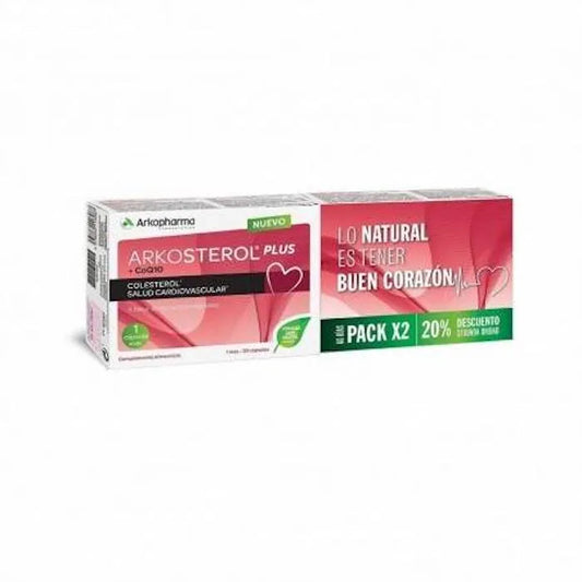 ARKOPHARMA ARKOPHARMA Arkosterol Plus 30 Kapseln Duplo Packung Kosmetik