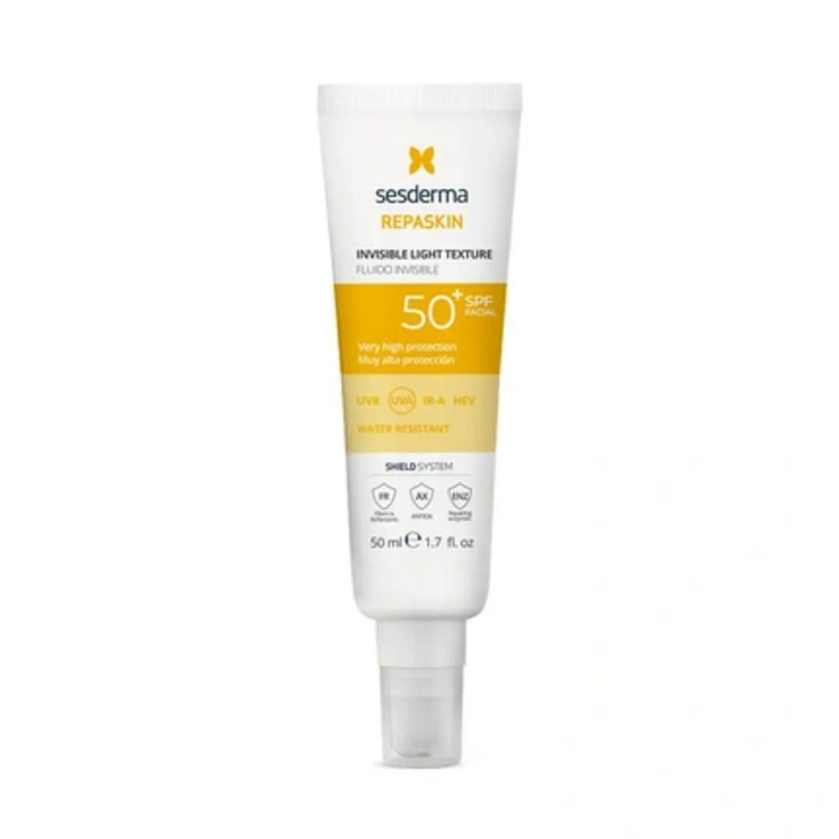 Sesderma, Repaskin, Protecting & Repairing, Before Sun Exposure, Fluid, For Face, SPF 50, 50 ml