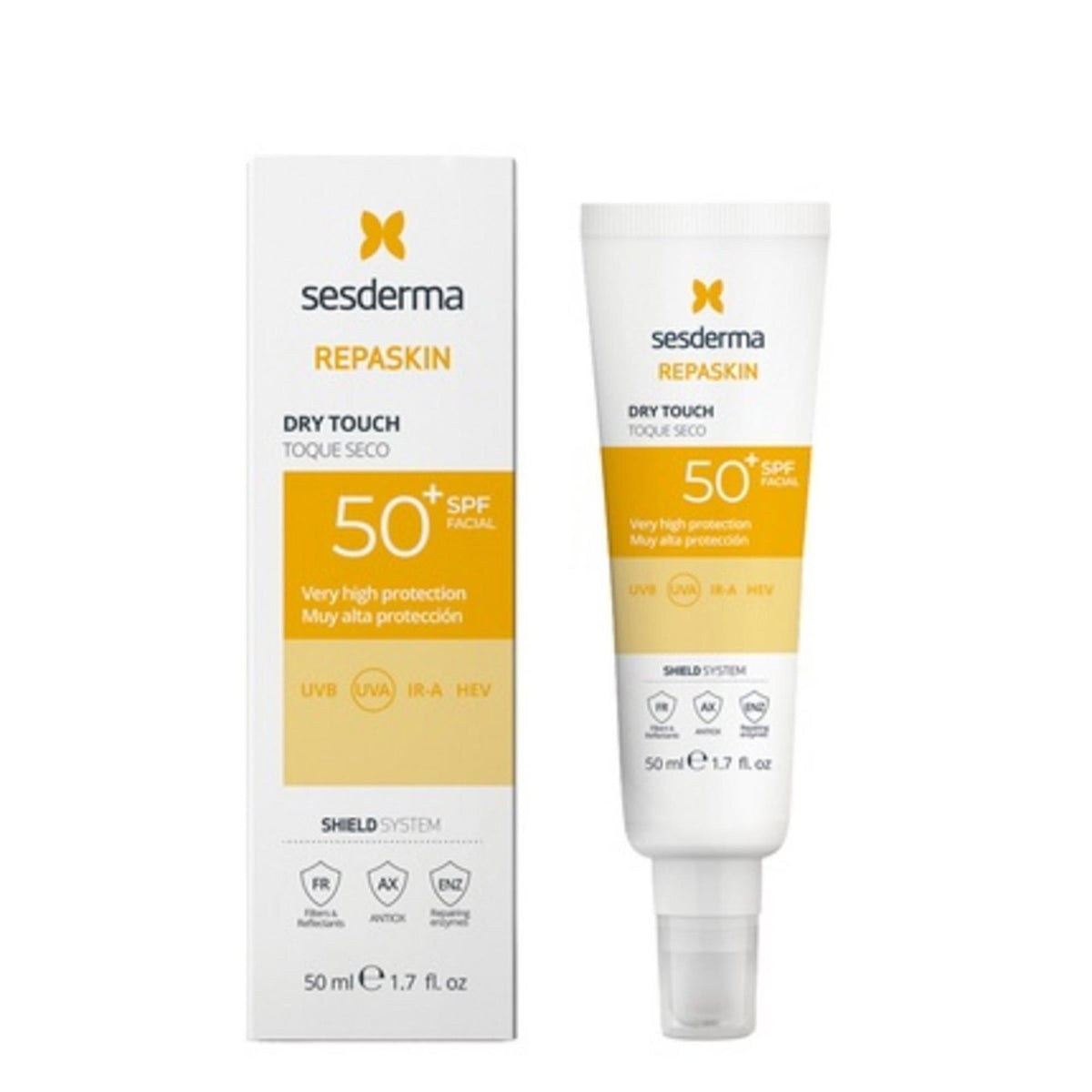 Sesderma, Repaskin, Mattifying & Protecting, Before Sun Exposure, Cream, For Face, SPF 50+, 50 ml