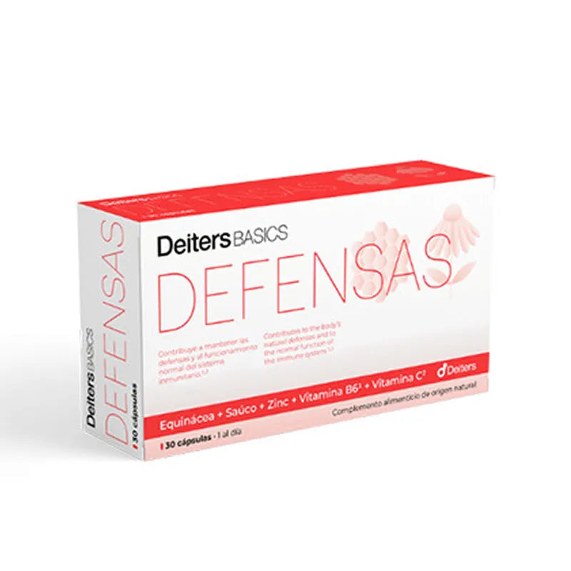 DEITERS DEITERS Basics Abwehrkräfte 30 Kapseln Nahrungsergänzung für Immunsystem Kosmetik