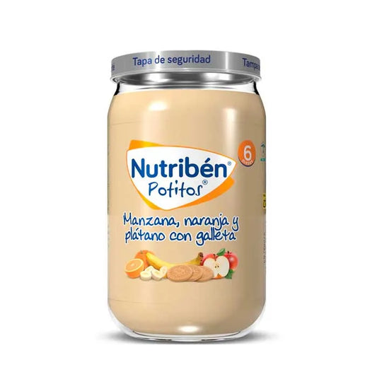 NUTRIBEN NUTRIBEN Potito Apfel Orange Banane Kekse 235 g Babybrei Kosmetik