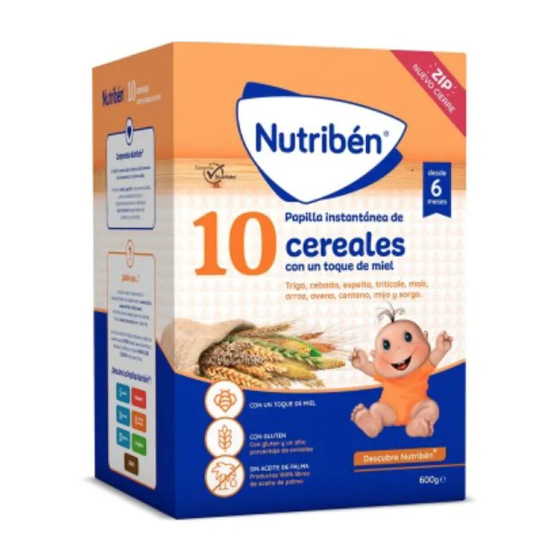 NUTRIBEN NUTRIBEN Nutribén 10 Getreide mit Honig 600 g Beutel Kosmetik