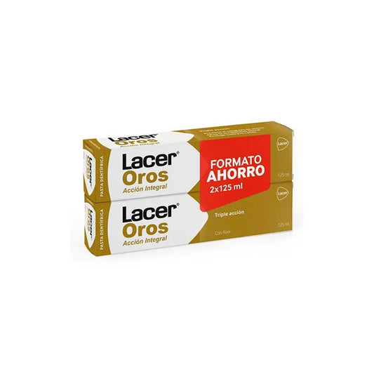 LACER Oros Zahnpasta Set 2 Tuben Kosmetik