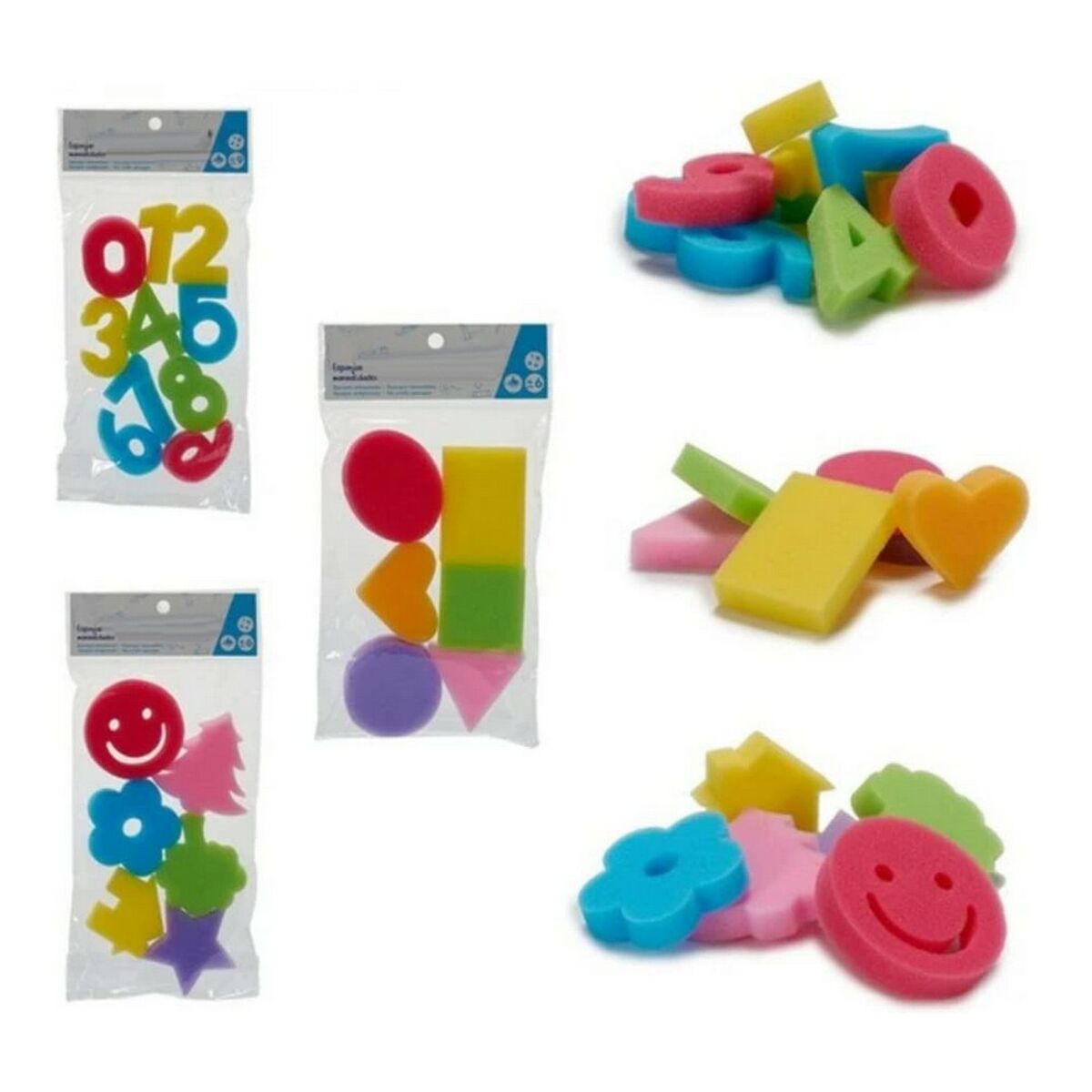 Pincello Schwamm 1 Stück verschiedene Designs – Detailansicht