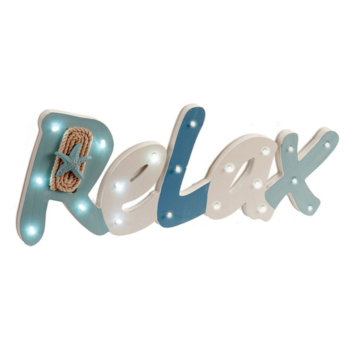 Holzschild Gift Decor LED-Lichter