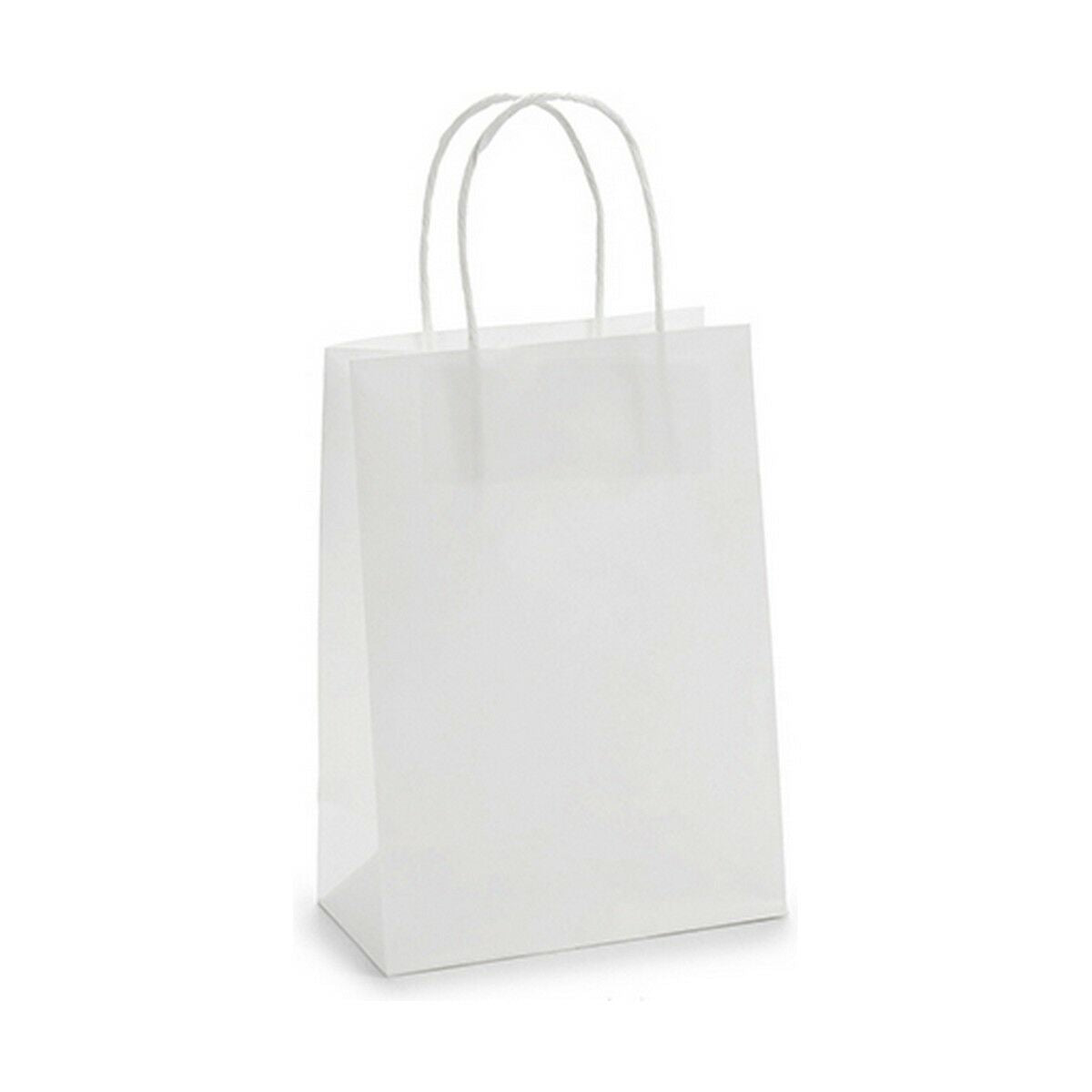 Pincello Papiertaschen braun im 3er-Set – Rückansicht