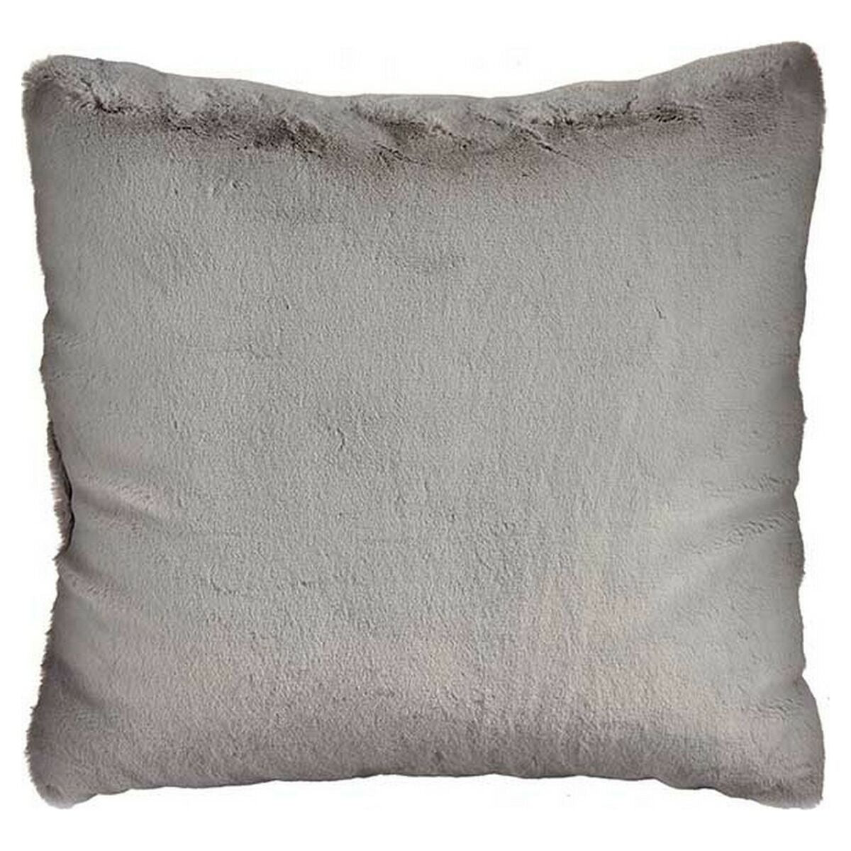 Kissen Gift Decor Grau Mit Haar 60 x 18 x 60 cm Kunststoff