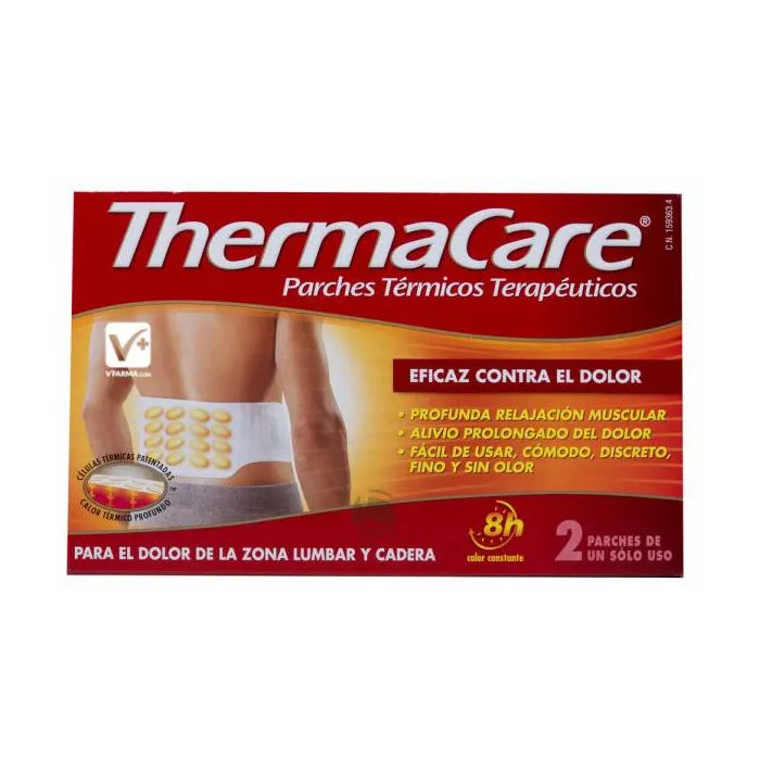 THERMACARE THERMACARE Wärmepflaster für unteren Rücken und Hüfte 2 Stück Kosmetik