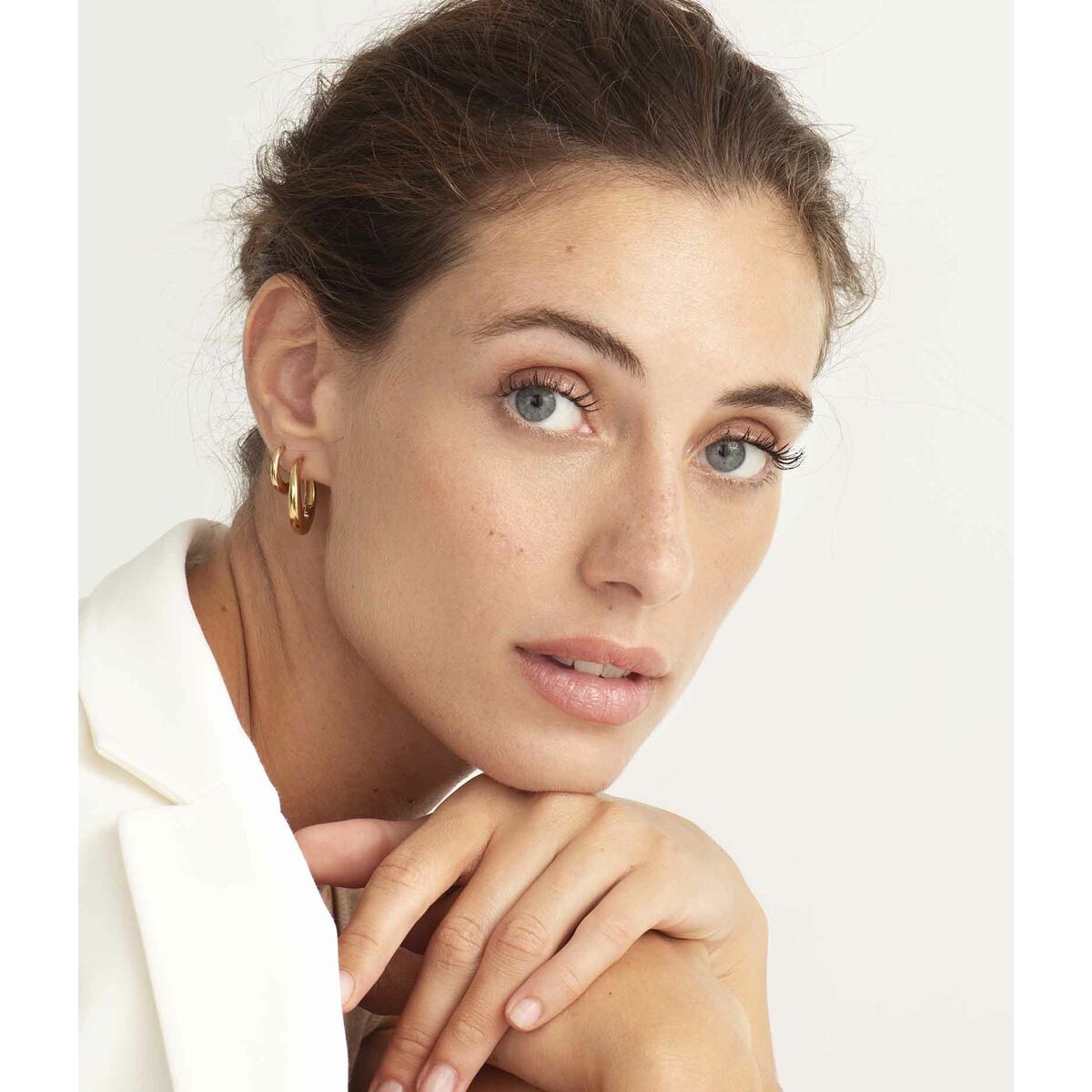 Secrecy Damenohrringe Secrecy Sterlingsilber 2 Cm