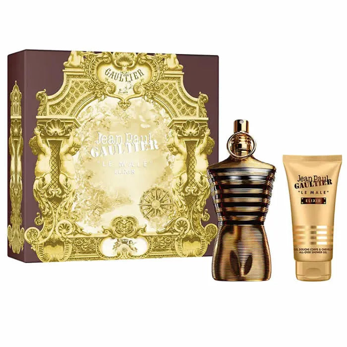 Jean Paul Gaultier Le Male Elixir Parfum Spray 125 ml Set mit 2 Artikeln