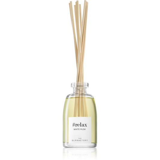 The Olphactory The Olphactory, Relax White Musk, Duftstäbchen, Weißer Moschus, Aroma-Rattanstäbchen-Diffusor, 250 ml Regular