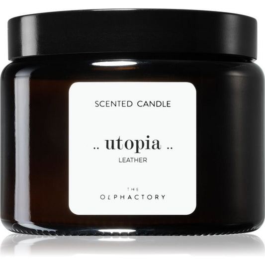 The Olphactory The Olphactory, Utopia Leather, Leather, Duftkerze, 360 g Regular